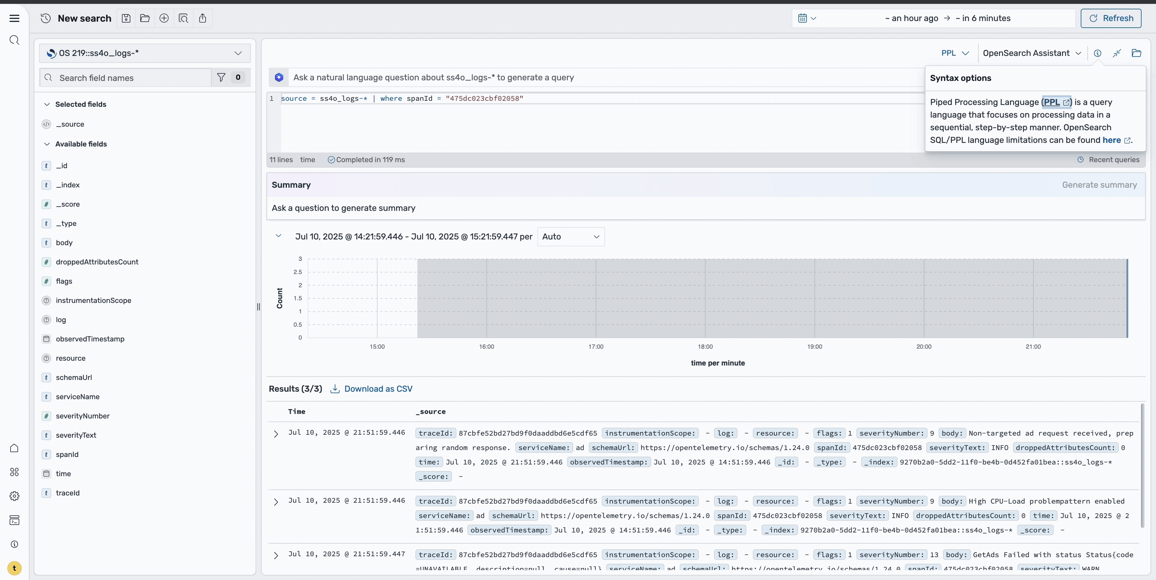 natural language query generation and summarization